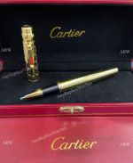 High Quality Cartier Santos Rollerball Pen Cartier logo Yellow Gold